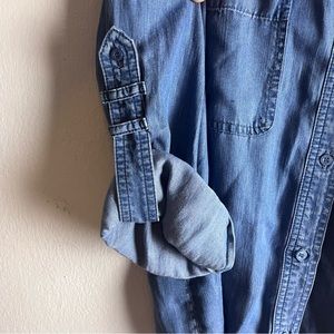 KARL LAGERFELD PARIS Embellished Denim Shirt main image 0